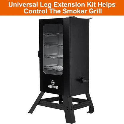 MixRBBQ Digital Electric Smoker Stand for Masterbuilt 40 Inch & 30 Inch | Smoker Legs with Wheels for Masterbuilt MB20101114 MB20071117 MB20070421 Universal Leg Extension Kit Accessories