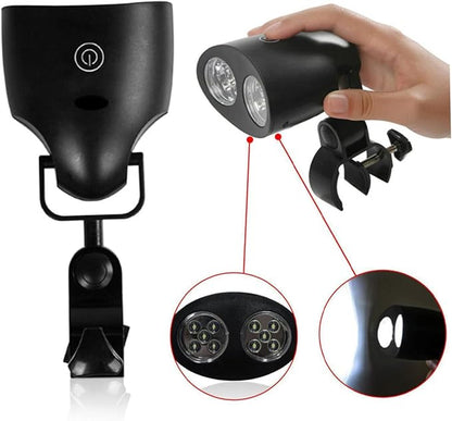 VICASKY Rotatable Outdoor Camping Light 10 LED BBQ Grill Accessory Waterproof Tent Lamp for Riding and Outdoor Use
