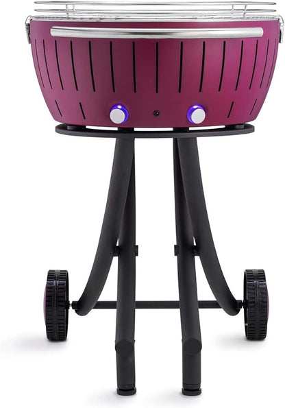 LotusGrill Barbecue Smokeless Grill Bundle with Grill Stand for Safe, Fun and Fast Grilling