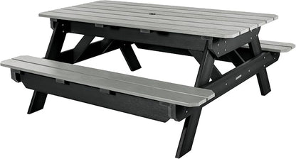 Highwood Hometown Picnic Table, 6 Foot, Flint
