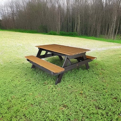 Highwood Hometown Picnic Table, 6 Foot, Saddle