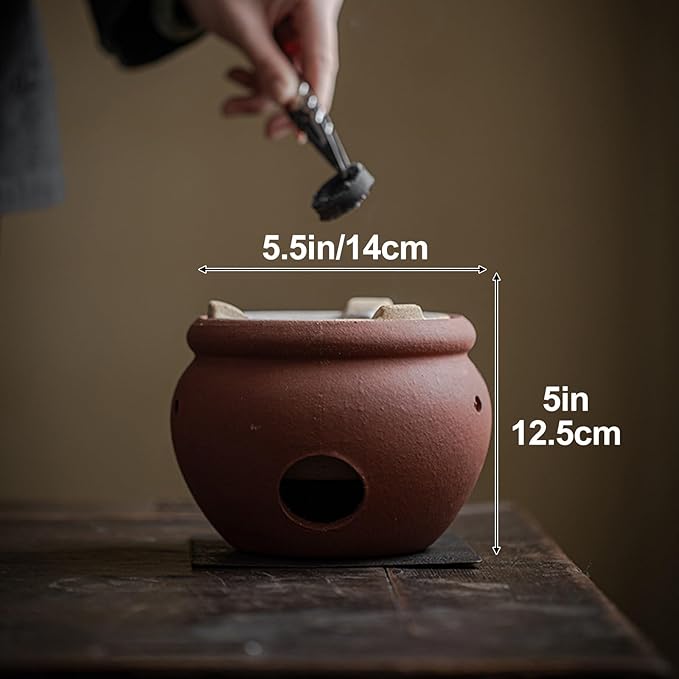 Clay Charcoal Stove Chaozhou Clay Charcoal Stove Tea Barbecue Grill 1-4 People