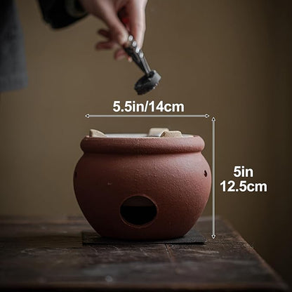 Clay Charcoal Stove Chaozhou Clay Charcoal Stove Tea Barbecue Grill 1-4 People