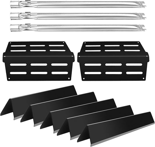 7620 7621 Flavorizer Bars for Weber Genesis 300 Series, E310, S310, E320, E330, S330, EP310, EP320, EP330 Grill with Front-Mounted Control (7620+7622+62752, 7620+7622+62752)
