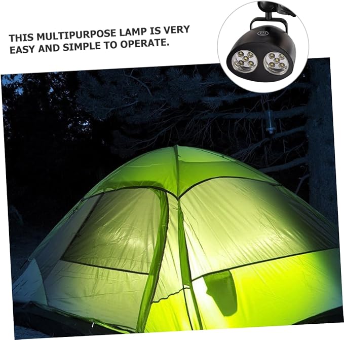 Camping Lantern, Portable Collapsible Hanging Light Essential for Home, OutdoorPortable Camping Grill Light BBQ Accessory Multifunctional Tent Outdoor LED Riding Lamp