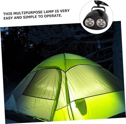 Camping Lantern, Portable Collapsible Hanging Light Essential for Home, OutdoorPortable Camping Grill Light BBQ Accessory Multifunctional Tent Outdoor LED Riding Lamp