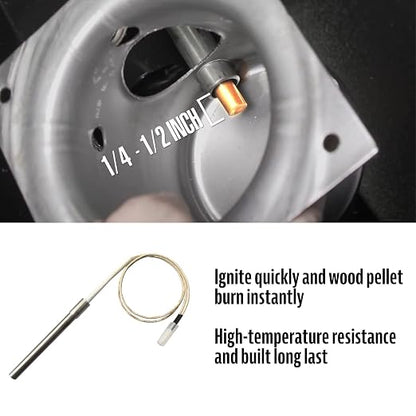 Replacement Parts Digital Thermostat Control Board Kit for Pit Boss Pro Series 4 Vertical Smoker Grill Compatible with Pit Boss P7-4.5 PBV4PS1 with RTD Temp Sensor,2pcs Meat Probe,Igniter Hot Rod