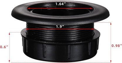 SUQ I OME Parasol Umbrella Hole Ring Plug and Cap Set, for Parasol Umbrella Table Hole Cover Insert