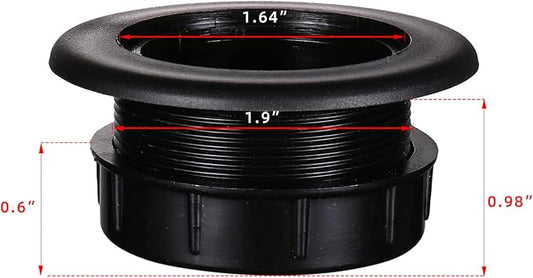 SUQ I OME Parasol Umbrella Hole Ring Plug and Cap Set, for Parasol Umbrella Table Hole Cover Insert