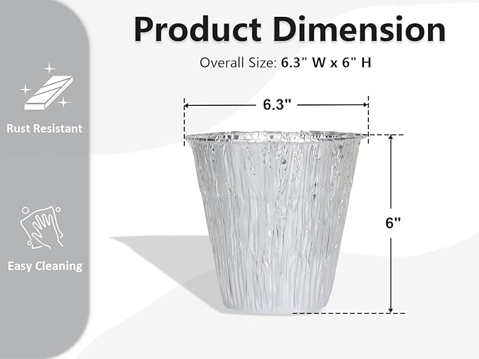 20-Pack Disposable Foil Liners for Traeger Timberline XL Pellet, for Pit-Boss, for Camp Chef, for Oklahoma Joe's, Grease Bucket & Drip Tray Liners, Fits Pellet Grill Accessories