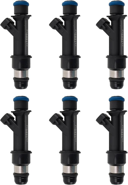 TRQ Fuel Injector Set | For 2008 Chevrolet Colorado 2008-2009 Trailblazer GMC Canyon Envoy Isuzu Ascender 2006 i-280 Saab 9-7x