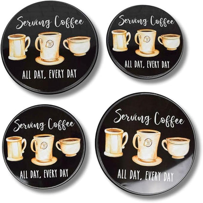 Range Kleen Coffee All Day Burner Kover - Set of 4 Range Covers