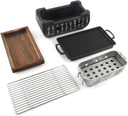 BBQ Tools, Cooking Oven, Japanese Barbecue Grill, for Alcohol Stove Japanese Food Small Stove Charcoal Barbecue