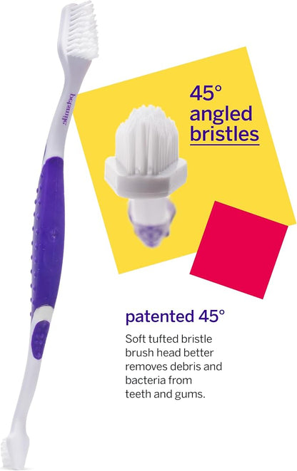 Petsmile Cat + Dog Dental Care Kit, Rotisserie Chicken 2.5 Oz | Toothpaste + 45° Patented Brush, VOHC Accepted, Calprox® Powered, Fights Plaque + Tartar, Remineralizes Teeth, 4-Month Supply