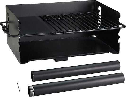 Pilot Rock 3 Pack Charcoal Grill, Jumbo Park Style Steel Outdoor BBQ, CBP-247