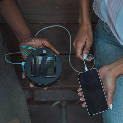 MPOWERD Luci Solar String Lights: Rechargeable via Solar and USB, Power Bank for Mobile Charging, 18’ or 44’, Waterproof, Lasts Up to 40 hrs, Up to 140 Lumens LEDs, Camping, Indoor/Outdoor Decorating