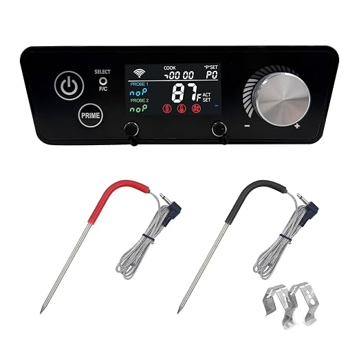WiFi Controller Replacement for Pit Boss Series 3/4 / 5/7 Vertical Pellet Smoker with Dual PID & App Control