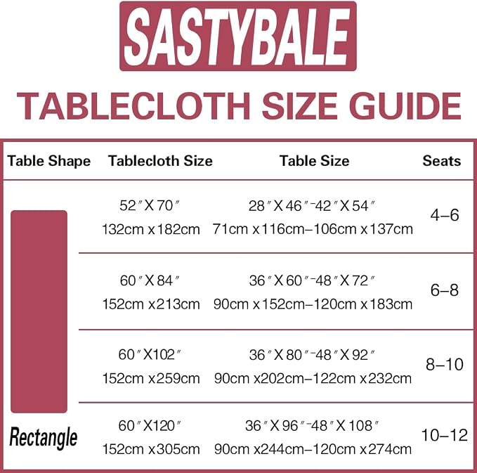 Spring Summer Vinyl Tablecloth with Flannel Backing Rectangle 52 x 70 Inch | Waterproof Stain Resistant Floral Plastic Table Cloth, PVC Table Cover for Dining, Party, Picnic, Outdoor, Rose