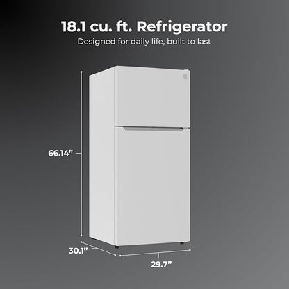 Kenmore 18.1 cu. ft. 30" Wide Top Mount Refrigerator - White