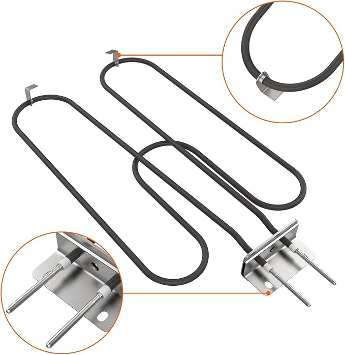 Grill Heating Element for Weber Q240 Q2400 55020001 Series Grills, Replacement Part for Weber 70127 Electric Heating Element