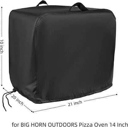 Pizza Oven Cover for Big Horn Outdoor Pizza Oven, Tabletop Outdoor Grill | 21x20x10,Waterproof Dustproof Heavy Duty Oxford Fabric,for Big Horn 14" Electric Countertop Pizza Cooker for Home