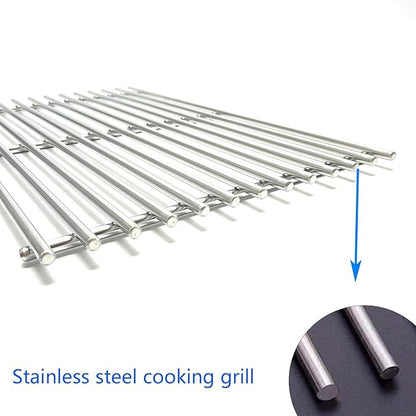 17.5" Stainless Steel Cooking Grates Replacement Parts for Weber Spirit 200 Series Spirit E-210 S-215 S-210 E-220 S-220 Gas Grill Grids 7637 67022