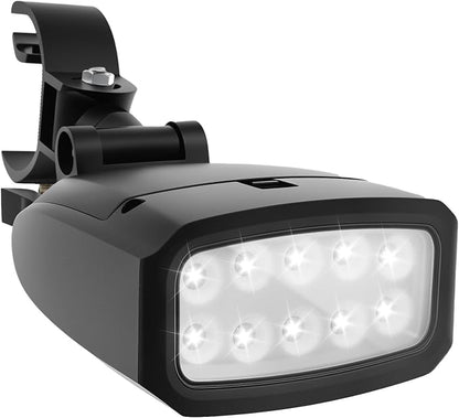 Grill Light with 10 Light Beads High Brightness BBQ Light Heat Resistant LED Grill Light Practical BBQ Grill Light for Outdoor Barbecue Picnic(1,Black)