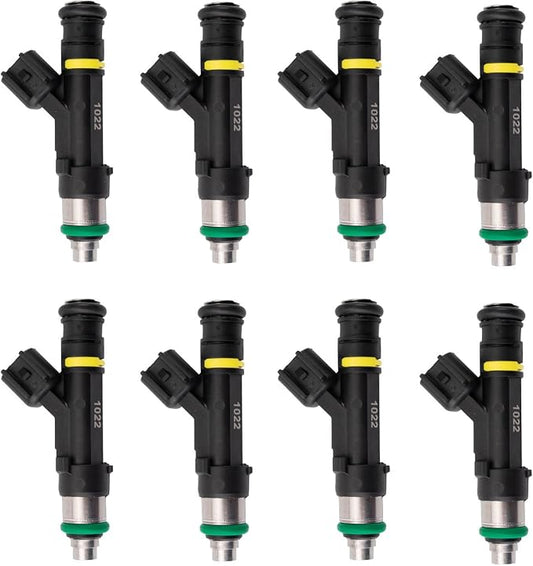 TRQ Fuel Injector Set | For 2007-2008 Ford F-150 2008-2010 F-250 Super Duty F-350 Super Duty 2008 Lincoln Mark LT