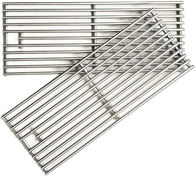 4 Pack 5/16" Rod BBQ Grill Grate Replacement Parts for Blaze Grill 3, 4, 5 Burner Blaze Grill Models, 18 x 7-3/8, Fits RCS Summerset Sizzler Grill Grates