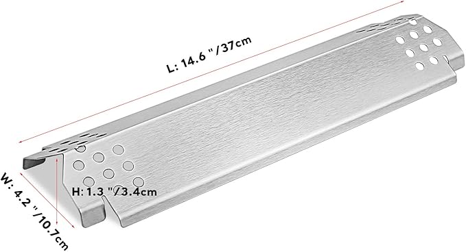 Uniflasy Grill Parts Heat Plates Shield Tent for Nexgrill 720-0830H 720-0898 720-0896B 720-0896C 720-0896E Replacement Parts for 720-0888N 720-0882S 720-0888 720-0882A 720-0896 720-0888A Gas Grills