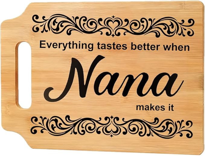 Nana Gifts - Kitchen Wall or Counter Decor, Unique Christmas & Mother's Day Birthday Gifts for Nana from Grandkids