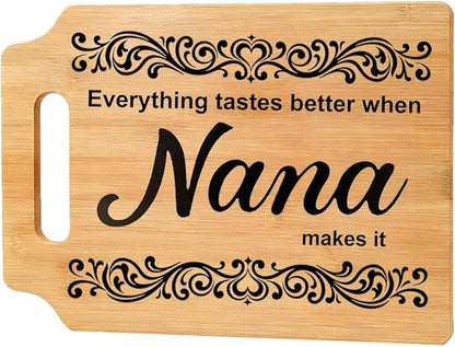 Nana Gifts - Kitchen Wall or Counter Decor, Unique Christmas & Mother's Day Birthday Gifts for Nana from Grandkids