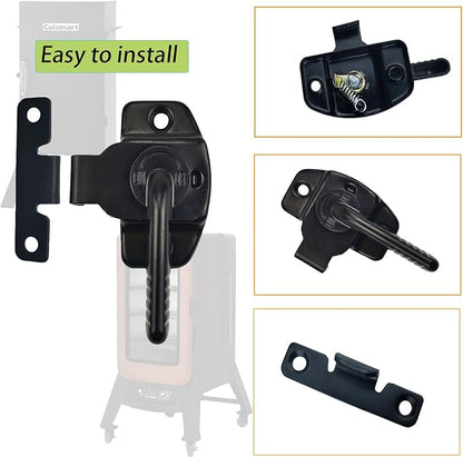 Smoker Door Latch for Pit Boss 1077, Replacement Parts Latch Kits for Pit Boss Pro Series II 4 / Pitboss PBV4PS2/10739 /Cuisinart/Masterbuilt Electric Smoker,pit boss pro series parts