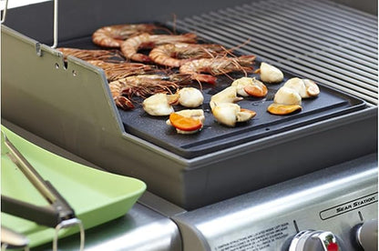 7566 Cast Iron Griddle for Weber Genesis 300 Series Gas Grill, Replacement for Weber Genesis 300 Series E-310 E-320 E-330 S-310 S-320 S-330 EP-310 EP-320 EP-330 CEP-310 CEP-330 ESP-310