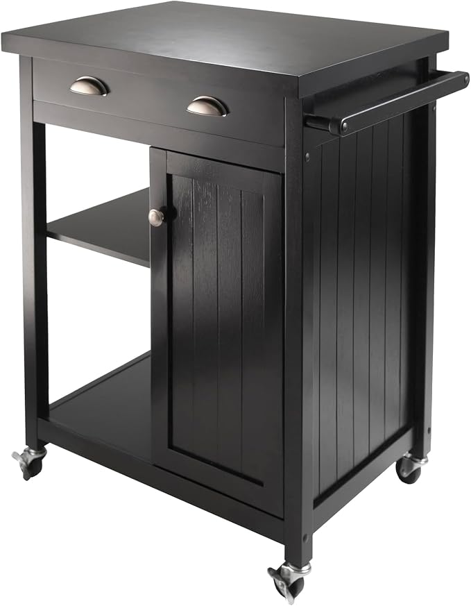 Winsome Timber Kitchen, Black