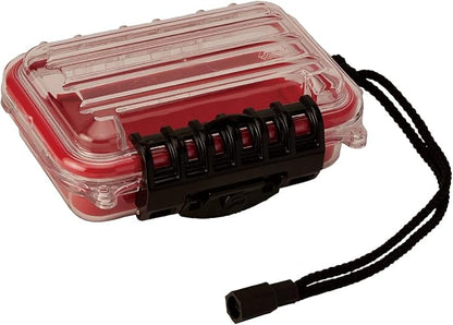 Plano Guide Series 3400 Style Polycarbonate Field Box Red/Clear, One Size