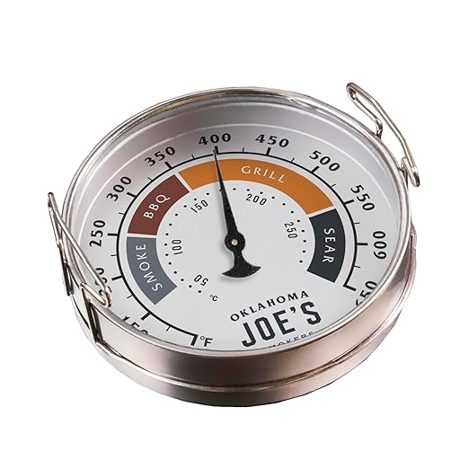 Oklahoma Joe’s Surface Temperature Gauges – 2‑Pack Grill & Smoker Thermometers