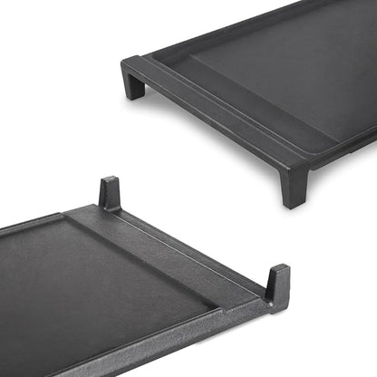 Stove Top Griddle for GE Gas Stove Replacement WB31X24738 Grill Stovetop Cast Iron Pan Flat Plate General Electric Rang Parts Burner Center Griddles Cooktop WB31X24998