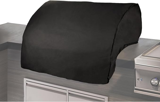 Built in Grill Cover for 42 Inch Outdoor Barbecue Grill Cover for Lynx, Twin Eagle, Wolf, Viking, Coyote, Alfresco, Blaze, Water Resistant Elastic for Snug Fit, 1 Pack Built in BBQ Cover