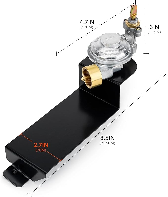 Stanbroil Gas Grill Valve Regulator for Weber Q2000 and Q2200 Series - Replacement Parts for Weber 64865