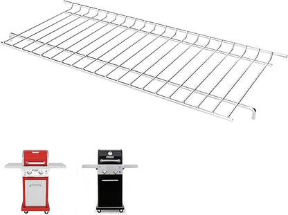 Utheer Stainless Steel Warming Rack for Nexgrill 720-0864 720-0864R Gas Grills, 16.8" x 7.2" Stainless Steel Upper Warming Rack Replacement for Nexgrill 2 Burner Grill