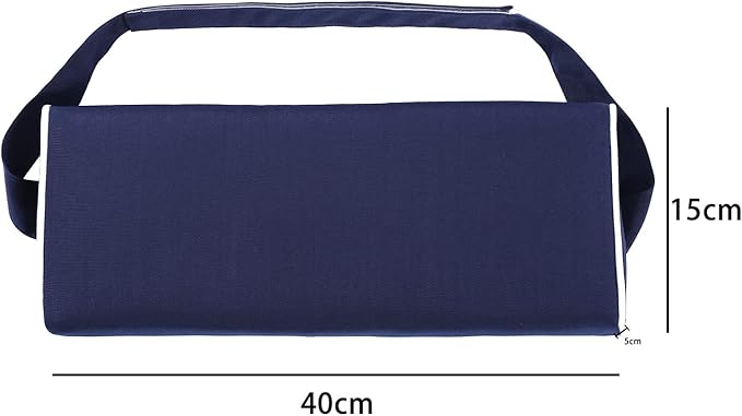 Enipate Outdoor Chaise Lounge Head Pillow, Pack of 2 Water Resistant Headrest Pillows with Elastic Band for Pool Patio Chairs