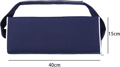 Enipate Outdoor Chaise Lounge Head Pillow, Pack of 2 Water Resistant Headrest Pillows with Elastic Band for Pool Patio Chairs