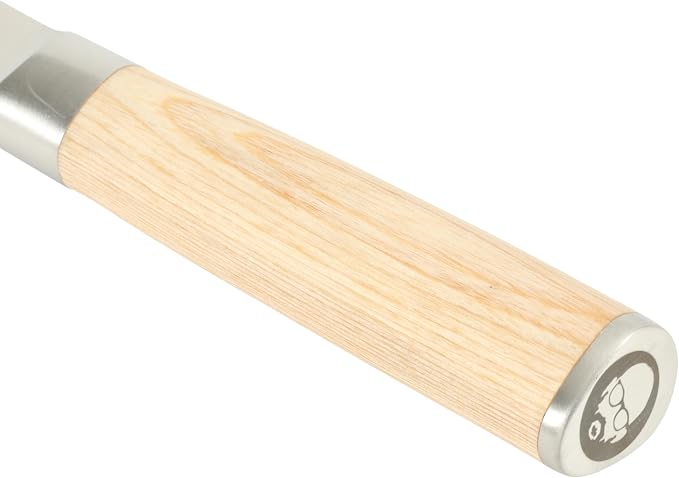 Babish 6.5-Inch Forged Cleaver Knife with Light Pakka Wood Handle – High-Carbon 1.4116 German Steel Full Tang Kitchen Knife for Heavy-Duty Chopping and Slicing