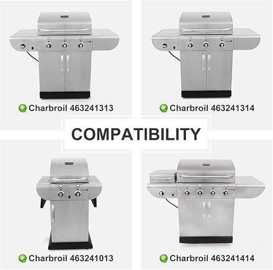 Grill Parts Kit Compatible with Charbroil 463241013 463241314 463241313 463241413 463241414 466241313 466241013 466241413 Replacement Parts