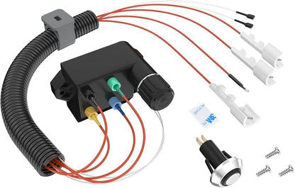 GRISUN 66354 4-Outlet Igniter Kit for Weber Genesis II 310 Grills | 4-Outlet Electronic Ignition; Fits 2017 and Newer Genesis II E310, S310, SE310, E315, S315 and CE310 Gas Grills