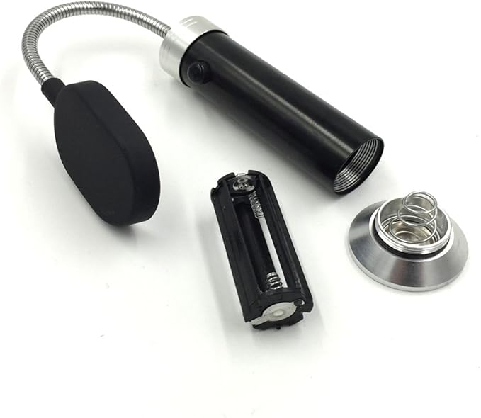 Magnetic Barbecue BBQ Light Set for Grilling - 2PCS, Black(Include 6 AAA Alkaline Batteries)