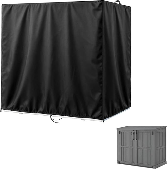 Kasla Outdoor Storage Cabinet Cover, 52"L×30"W×43"H | Heavy-Duty and Waterproof, Fits Storage Shelf, Storage Shed, Deck Box for Kitchen Patio Garden Organization and Storage
