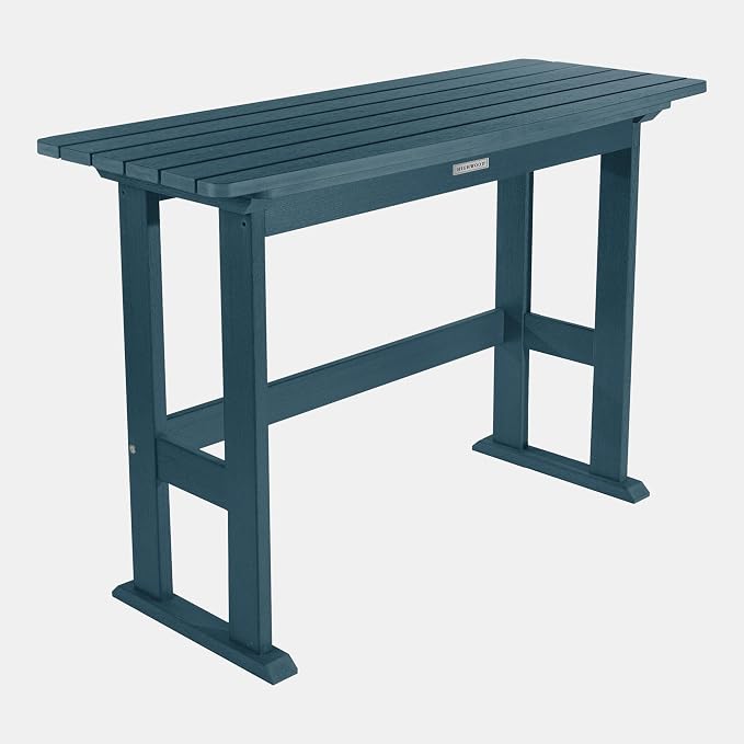 highwood Lehigh 6pc Counter Height Balcony Dining Set, Nantucket Blue