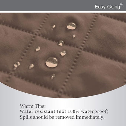 Easy-Going Reversible Couch Cover, Recliner 22 in, Brown/Brown | Machine Washable Slipcover For Dogs, Water Resistant Furniture Mat For Living Room, Non-Slip Sofa Cover, Pet Friendly